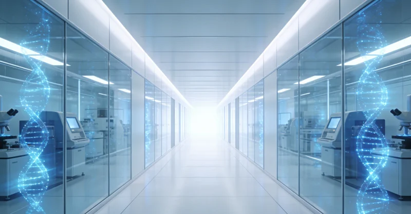 专业人员在采集基因检测样本