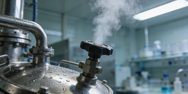 科研人员穿着防护服，在生物安全