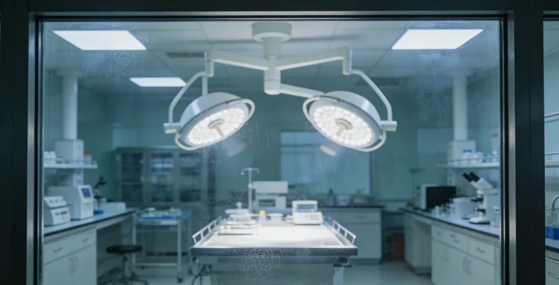 寄生虫基因检测报告的特写，清晰