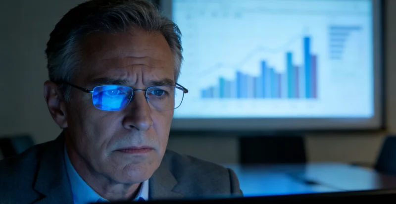 在诊室中，医生正在电脑上查看一