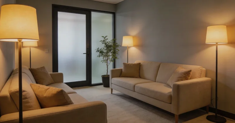 克拉玛依家庭在诊室内与医生沟通