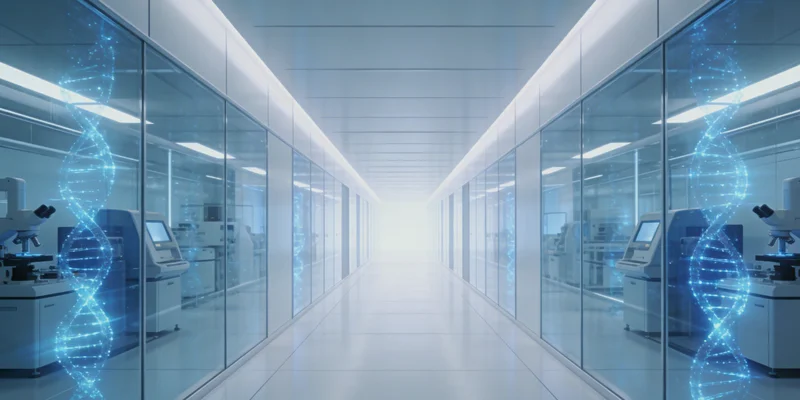 家长正在使用居家采样包为孩子进