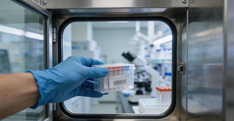 专业人士正在向女性耐心解读基因检测报告内容