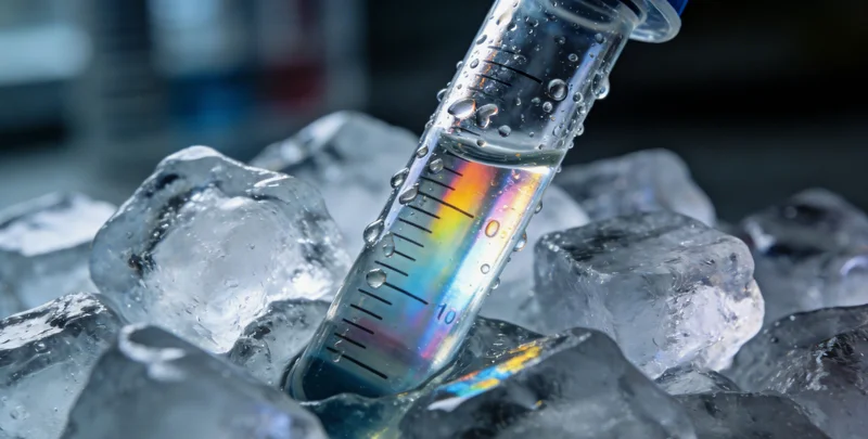 示意图:一个家庭采样套件,内含