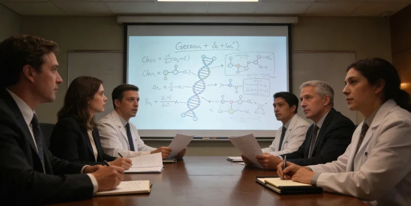 医生在灯箱前查看肺炎患者的胸部