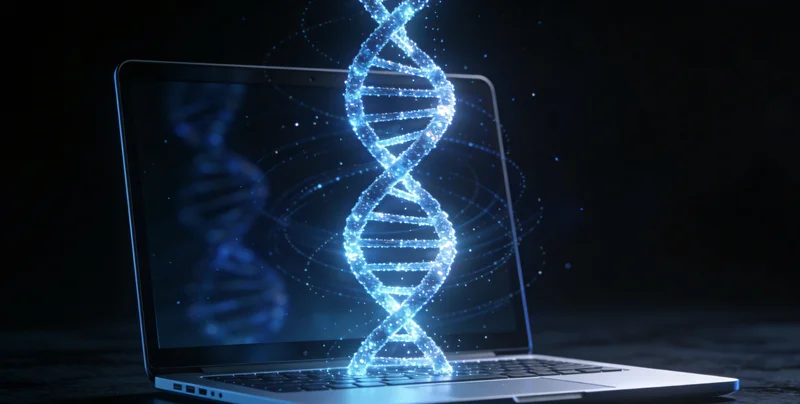 专业医生正在为患者家属讲解肺癌基因检测报告