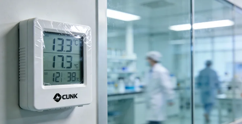 医生在病房内查看重症患者病例,