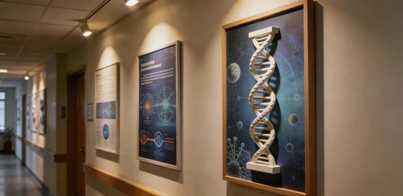 牡丹江家长带着生病的孩子在医院