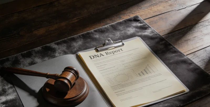 医生在办公室内，仔细阅读一份详