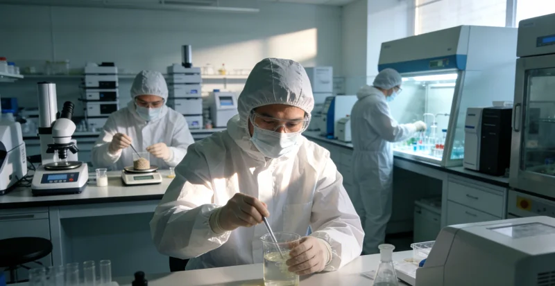 不同类型医学实验室内部工作场景