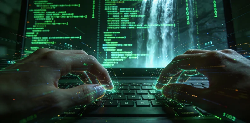 一位医生正在电脑前专注地查看复