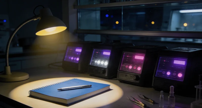 实验室技术人员进行mNGS测序