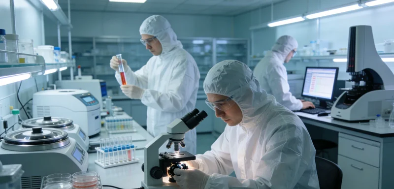 专业基因检测实验室的高通量测序