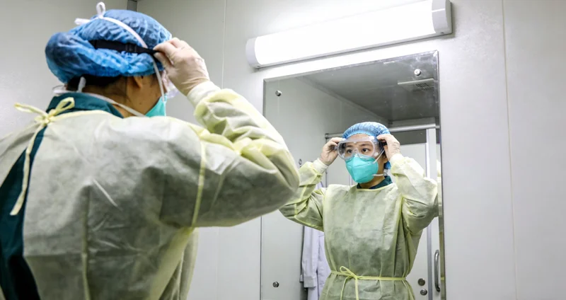 电子显微镜下的曲霉菌形态，展示