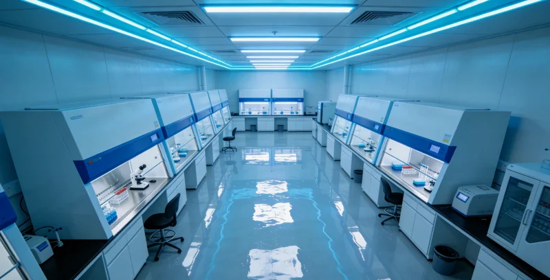 现代化分子诊断实验室内部工作环