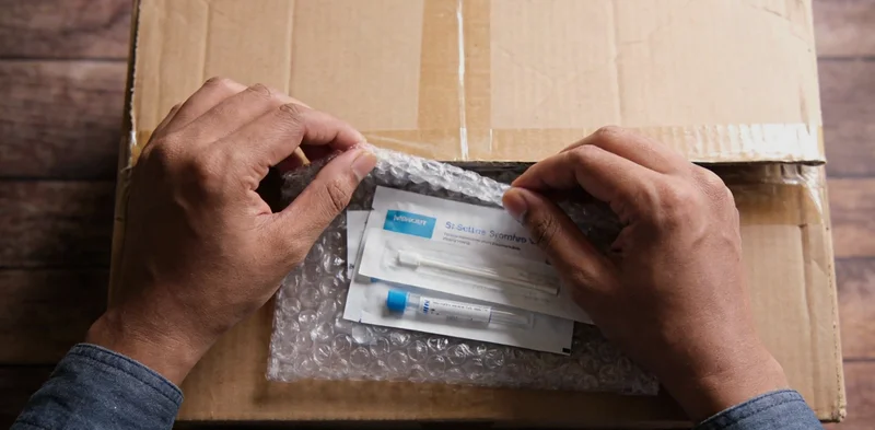 百色城市背景下的家庭与医院示意图,表达本地健康关切