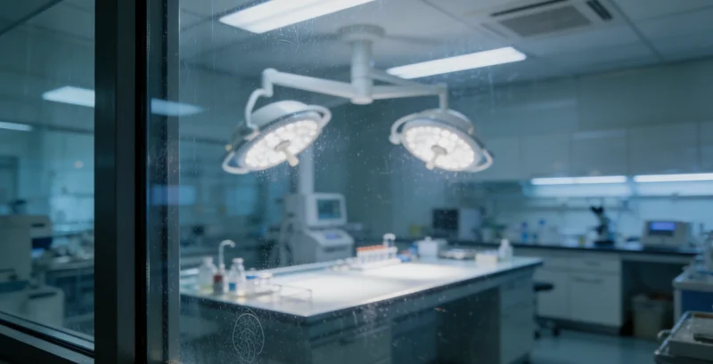 专业技术人员在实验室内进行基因