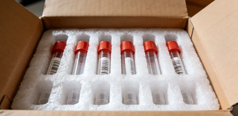 手在手机屏幕上查看一份清晰易懂