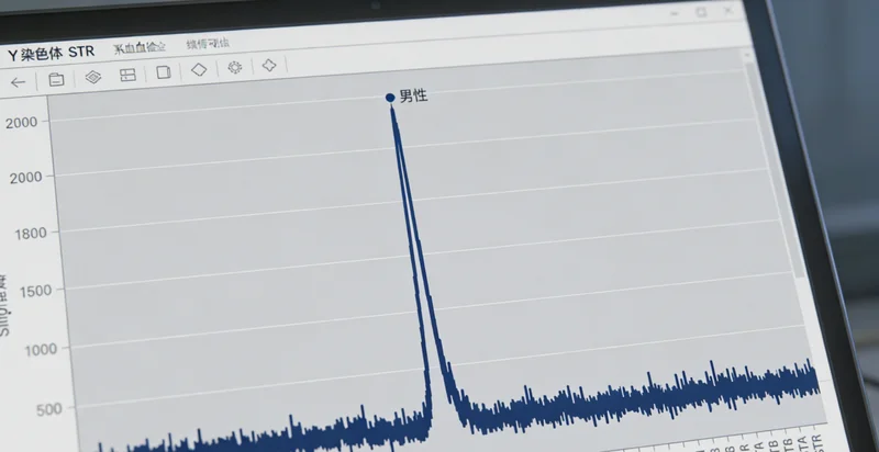 来宾一位家长正在查看孩子的检查