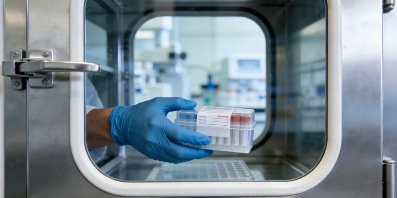 医生与孕妇进行遗传咨询沟通的场