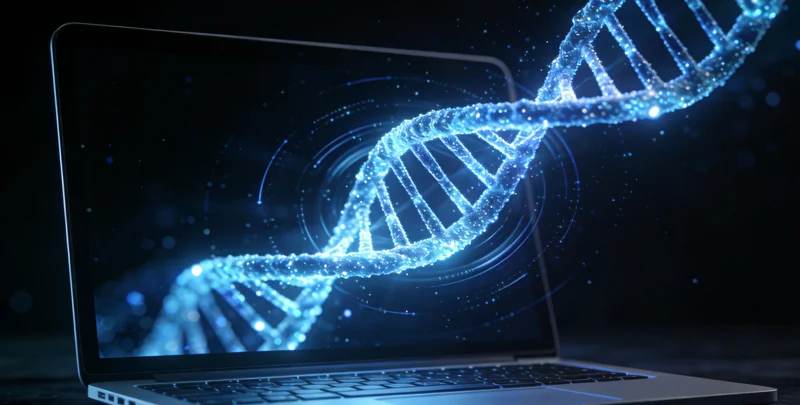 象征基因科技与健康管理融合的抽