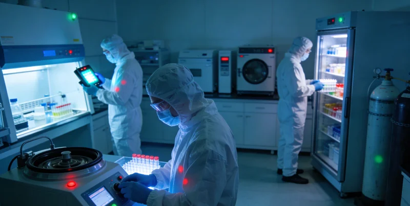 在儋州某咨询室内,一位女性正在与专业人士查看基因检测报告,氛围认真融洽