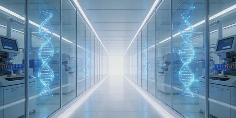 医生在诊室内，正向患者展示并讲