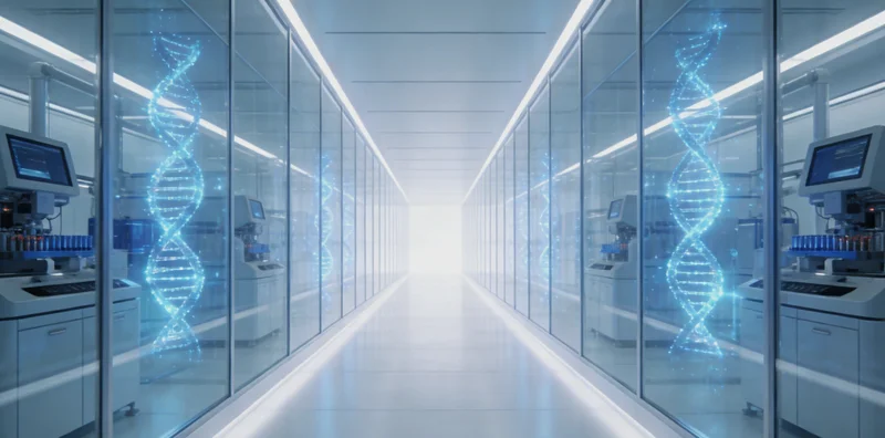 PCR检测原理动态示意图,展示