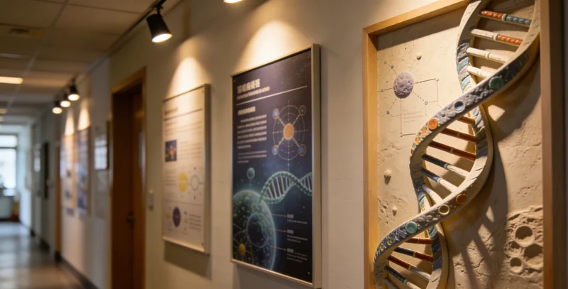 一位康复中的患者与医生交流检测