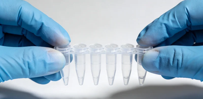 医生正在向患者详细解读基因检测报告内容