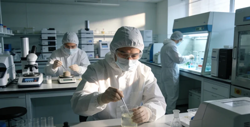 现代化实验室进行基因检测分析