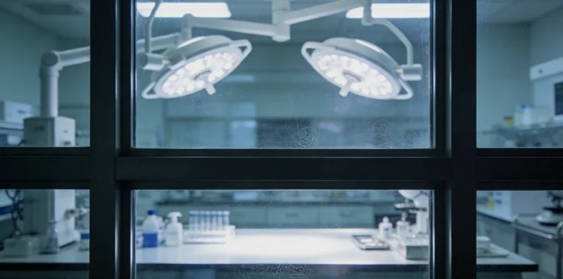 实验室内精密仪器正在进行PCR