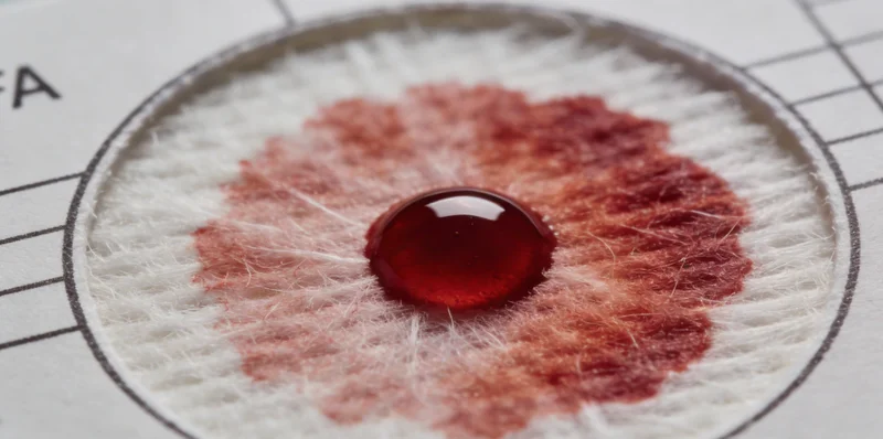 医护人员正在采集血液样本，准备