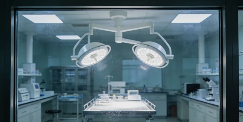 展示从血液采样到实验室DNA提