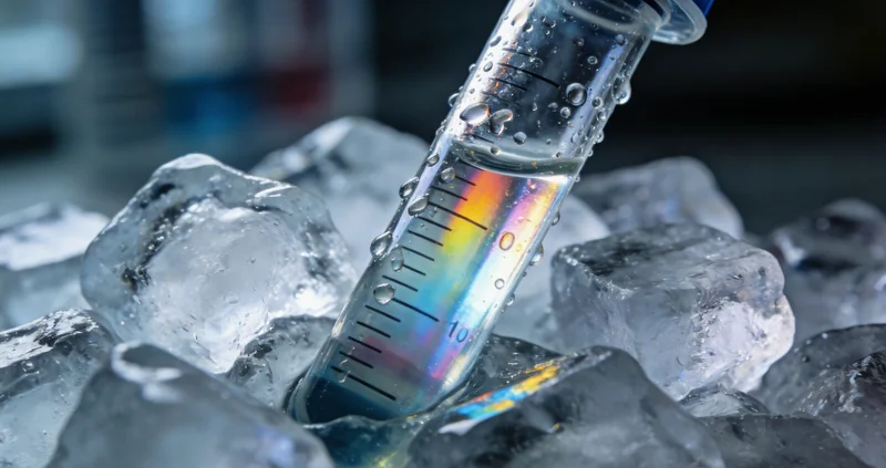 专业人员在生物安全柜内处理医疗