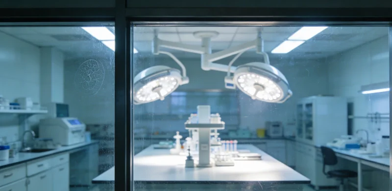 病毒基因检测实验室内部工作场景