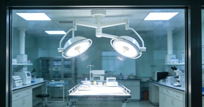 专业人员在标准化实验室内进行基