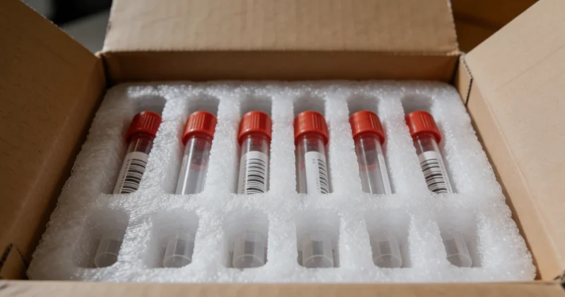 经过加密处理的检测报告页面，体