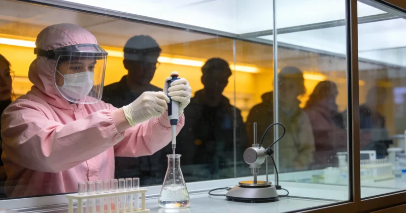 医生向患者解释基因检测报告的场景