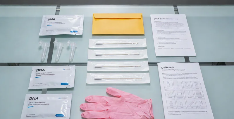 医生在诊室中,手持检测报告与患