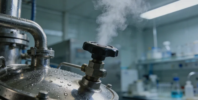 医生在灯箱前查看患者的肺部CT