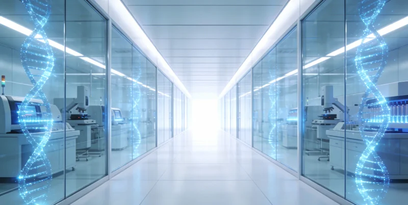 专业人员分析基因检测数据