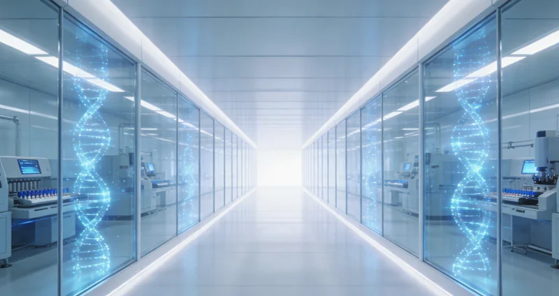 一位女性在医生指导下查看检测报