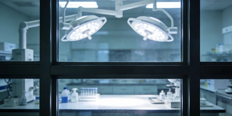 高科技基因测序仪在实验室中运行