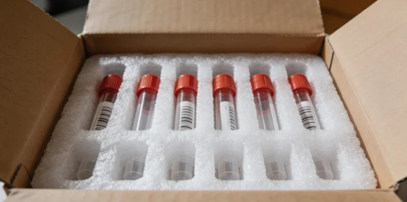 一部手机屏幕上显示着清晰的检测