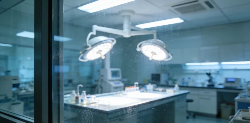 展示基因检测从样本采集、实验室