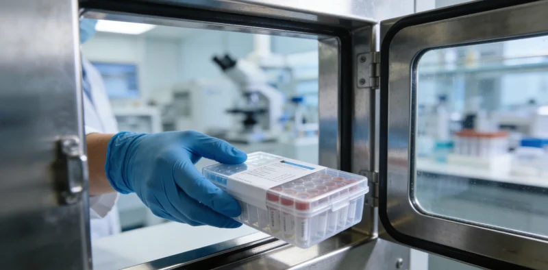 形象化图示:从血液样本中提取D