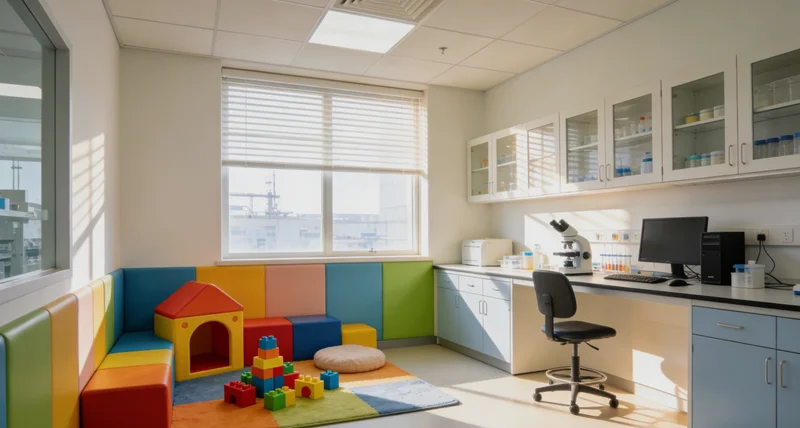 医生与患者讨论检测结果