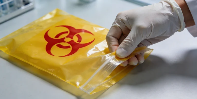 医生在诊室内为藏族同胞讲解检测