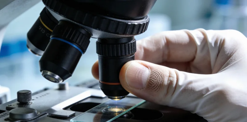 医生正在分析基因检测报告和脑部影像资料